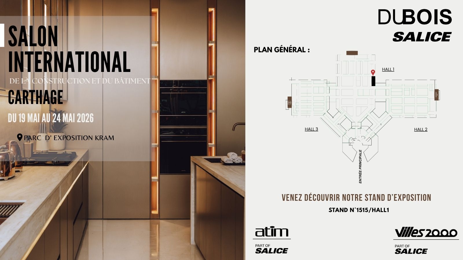 Dubois au Salon International de la Construction – Carthage 2026